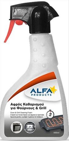 ALFA ΑΦΡΟΣ ΚΑΘΑΡΙΣΜΟΥ 500ML ΓΙΑ ΦΟΥΡΝΟΥΣ & GRILL