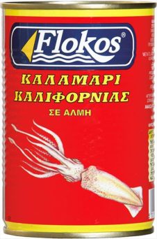 FLOKOS ΚΑΛΑΜΑΡΙ ΚΑΛΙΦΟΡΝΙΑΣ 370ΓΡ ΚΟΝΣΕΡΒΑ ΣΕ ΑΛΜΗ