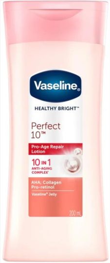 VASELINE BODY LOTION 200ML HEALTHY BRIGHT PERFECT 10