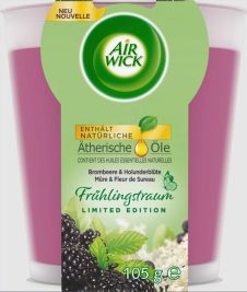 AIRWICK ΑΡΩΜΑΤΙΚΟ ΚΕΡΙ 105ΓΡ BLACKBERRY-ELDERFLOWER