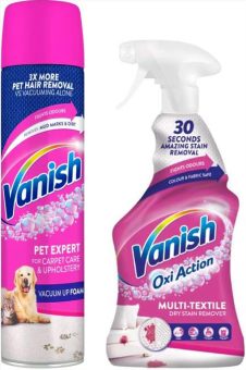 VANISH OXI ACTION MIX ΚΙΒΩΤΙΟ 6ΤΜΧ (3 ΑΦΡΟΙ ΚΑΘΑΡΙΣΜΟΥ ΧΑΛΙΩΝ + 3 ΑΝΤΛΙΕΣ ΚΑΘΑΡΙΣΜΟΥ ΛΕΚΕΔΩΝ)
