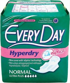 EVERYDAY ΣΕΡΒΙΕΤΕΣ HYPERDRY 10 ΤΕΜ ULTRA PLUS NORMAL