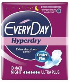 EVERYDAY ΣΕΡΒΙΕΤΕΣ HYPERDRY 10 ΤΕΜ ULTRA PLUS MAXI NIGHT