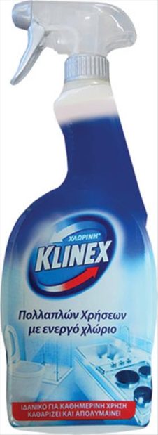 KLINEX ΑΝΤΛΙΑ ΚΑΘΑΡΙΣΜΟΥ 750ML ΠΟΛΛΑΠΛΩΝ ΧΡΗΣΕΩΝ ΜΕ ΕΝΕΡΓΟ ΧΛΩΡΙΟ