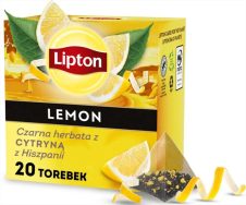 LIPTON ΜΑΥΡΟ ΤΣΑΙ 20ΦΑΚ ΠΥΡΑΜΙΔΑ 34ΓΡ ΛΕΜΟΝΙ