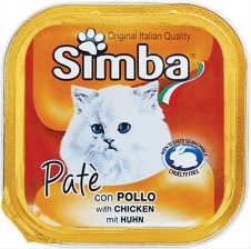 SIMBA  ΠΑΤΕ ΓΑΤΑΣ 100ΓΡ ΚΟΤΟΠΟΥΛΟ