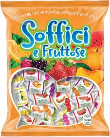 ΚΑΡΑΜΕΛΕΣ SOFFICI E FRUTTOSE ΦΡΟΥΤΩΝ 300ΓΡ