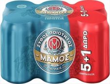 ΜΑΜΟΣ ΜΠΥΡΑ ( 5+1 ΔΩΡΟ Χ 330ML) x 4