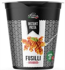 INSTANT PASTA ETOIMO ΓΕΥΜΑ 70ΓΡ FUSILLI ΜΕ ΣΑΛΤΣΑ ARRABBIATA