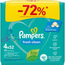 PAMPERS ΜΩΡΟΜΑΝΤΗΛΑ 4Χ52ΤΜΧ FRESH CLEAN