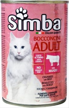 SIMBA ΚΟΝΣΕΡΒΑ ΓΑΤΑΣ 415ΓΡ ΜΟΣΧΑΡΙ