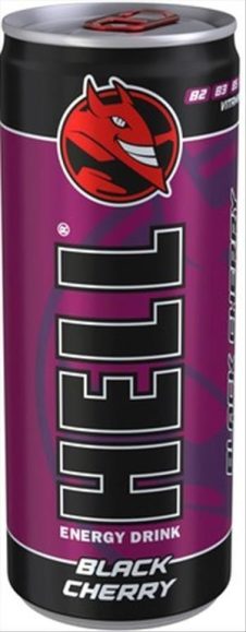 HELL ENERGY 250ML BLACK CHERRY