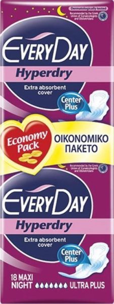 EVERYDAY ΣΕΡΒΙΕΤΕΣ HYPERDRY 18TEM MAXI NIGHT ULTRA PLUS