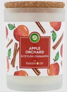 AIRWICK ΑΡΩΜΑΤΙΚΟ ΚΕΡΙ 185ΓΡ APPLE ORCHARD & CEYLON CINNAMON