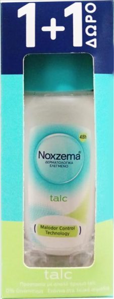 NOXZEMA ROLLON 50ML 1+1 ΔΩΡΟ TALC