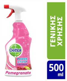 DETTOL ΑΝΤΛΙΑ ΚΑΘΑΡΙΣΜΟΥ 500ML POWER & FRESH ΡΟΔΙ & ΛΑΙΜ