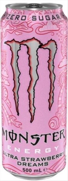 MONSTER ENERGY 500ML ULTRA STRAWBERRY