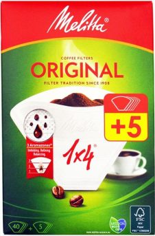 MELITTA ΦΙΛΤΡΑ ΚΑΦΕ 1Χ4 40ΤΕΜ +5ΔΩΡΟ ORIGINAL