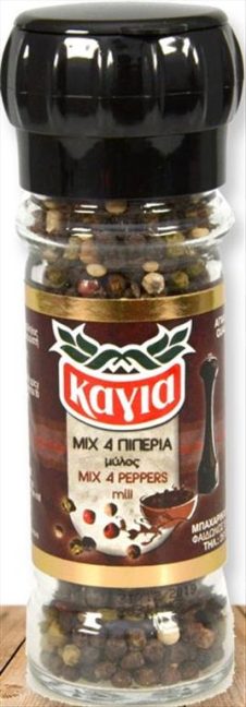 ΚΑΓΙΑ ΜΙΞ 4 ΠΙΠΕΡΙΑ  ΜΥΛΟΣ 46ΓΡ ΓΥΑΛΙΝΟ ΒΑΖΟ