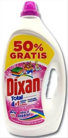 DIXAN ΥΓΡΟ ΠΛΥΝΤΗΡΙΟΥ 55ΜΕΖ 2,475L COLOR ADIOS AL SEPARAR