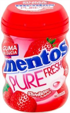 MENTOS PURE FRESH ΤΣΙΧΛΕΣ 60ΓΡ 30ΤΜΧ ΦΡΑΟΥΛΑ (ΜΠΟΥΚΑΛΙ)
