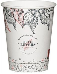 ΠΟΤΗΡΙ ΧΑΡΤΙΝΟ 12ΟΖ 90MM SINGLE WALL COFFEE LOVERS 50ΤΕΜ
