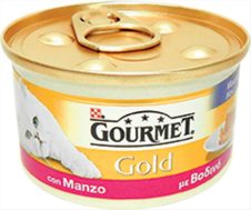 GOURMET ΚΟΝΣΕΡΒΑ ΓΑΤΑΣ 85ΓΡ GOLD ΜΟΥΣ ΒΟΔΙΝΟ