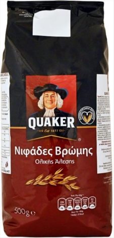 QUAKER ΝΙΦΑΔΕΣ ΒΡΩΜΗΣ 500ΓΡ ΣΑΚΟΥΛΑ ΔΗΜΗΤΡΙΑΚΑ