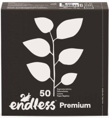 ENDLESS ΧΑΡΤΟΠΕΤΣΕΤΕΣ PREMIUM ΜΑΥΡΕΣ 50Φ 33Χ33