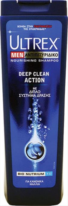 ULTREX MEN ΣΑΜΠΟΥΑΝ 360ML KANONIKA ΜΑΛΛΙΑ ΕΛΛΗΝΙΚΟ