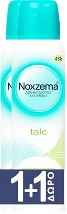NOXZEMA DEO SPRAY 150ML TALC 1+1 ΔΩΡΟ