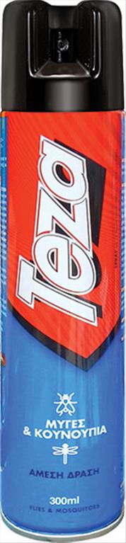 TEZA FIK SPRAY 300ML ΜΥΓΕΣ & ΚΟΥΝΟΥΠΙΑ