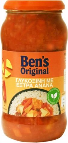 BEN'S ORIGINAL ΣΑΛΤΣΑ 450ΓΡ ΓΛΥΚΟΞΙΝΗ ΜΕ ΑΝΑΝΑ