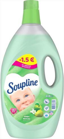 SOUPLINE MAΛΑΚΤΙΚΟ 4LT / 50MEZ ΑΝΘΗ ΜΗΛΙΑΣ -1.5E