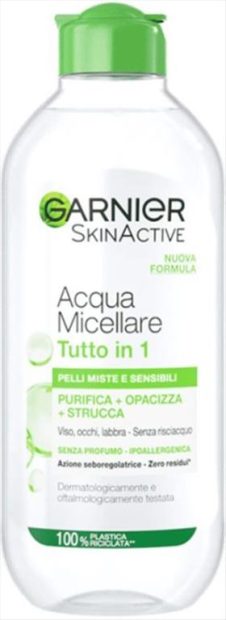 GARNIER MICELLAR WATER ΝΤΕΜΑΚΙΓΙΑΖ & ΚΑΘΑΡΙΣΜΟΥ 400ML ΜΙΚΤΟ & ΛΙΠΑΡΟ ΔΕΡΜΑ