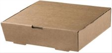 ΚΟΥΤΙ ΦΑΓΗΤΟΥ ΧΑΡΤΙΝΟ KRAFT 21,6X17X5,4CM 100ΤΕΜ ΓΙΑ ΜΕΡΙΔΑ CLUB