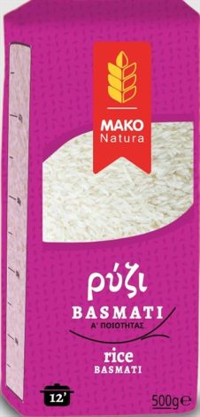 ΜΑΚΟ ΡΥΖΙ 500ΓΡ BASMATI