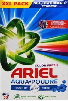 ARIEL ΣΚΟΝΗ 50MEZ 3250ΓΡ COLOR FRESH