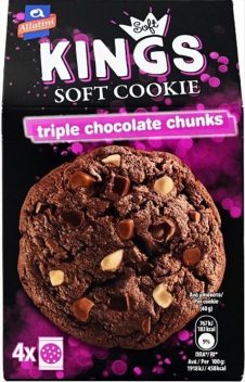 ΑΛΛΑΤΙΝΗ SOFT KINGS COOKIE 160ΓΡ TRIPLE CHOCOLATE