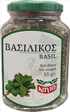 ΚΑΓΙΑ ΒΑΣΙΛΙΚΟΣ 55ΓΡ ΣΕ ΓΥΑΛΙΝΟ ΒΑΖΟ