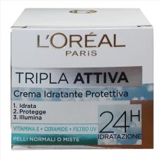 LOREAL ΚΡΕΜΑ ΠΡΟΣΩΠΟΥ 50ML ΤΡΙΠΛΗ ΔΡΑΣΗ (ΚΑΝΟΝΙΚΗ-ΜΙΚΤΗ ΕΠΙΔΕΡΜΙΔΑ)