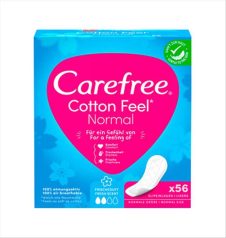 CAREFREE ΣΕΡΒΙΕΤΑΚΙ 56ΤΕΜ COTTON FEEL NORMAL FRESH SCENT