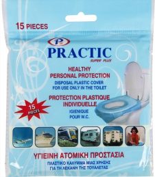 PRACTIC ΠΛΑΣΤΙΚΟ ΚΑΛΥΜΜΑ WC ΜΙΑΣ ΧΡΗΣΗΣ 15ΤΜΧ