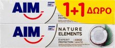 AIM ΟΔΟΝΤΟΚΡΕΜΑ 75ML EXPERT PROTECTION 1+1ΔΩΡΟ ΚΑΡΥΔΑ
