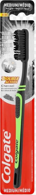 COLGATE ΟΔΟΝΤΟΒΟΥΡΤΣΑ DOUBLE ACTION CHARCOAL ΜΕΤΡΙΑ