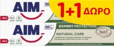 AIM ΟΔΟΝΤΟΚΡΕΜΑ 75ML EXPERT PROTECTION 1+1ΔΩΡΟ NATURAL CARE