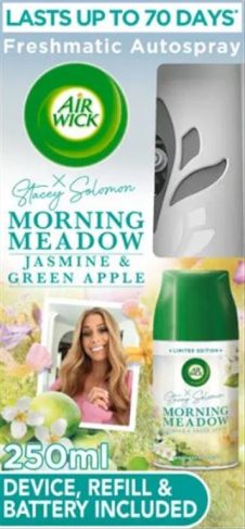 AIRWICK FRESHMATIC ΑΠΟΣΜΗΤΙΚΟ ΧΩΡΟΥ ΣΥΣΚΕΥΗ ΜΕ ΑΝΤΑΛΛΑΚΤΙΚΟ MORNING MEADOW