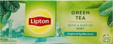 LIPTON ΠΡΑΣΙΝΟ ΤΣΑΙ 20ΦΑΚ 26ΓΡ ΜΕΝΤΑ