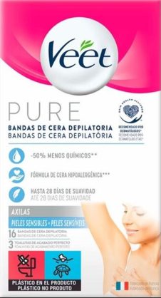 VEET PURE ΑΠΟΤΡΙΧΩΤΙΚΕΣ ΤΑΙΝΙΕΣ ΚΕΡΙΟΥ 16ΤΕΜ ΓΙΑ ΜΑΣΧΑΛΕΣ