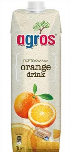 AGROS ΧΥΜΟΣ 1L ΦΡΟΥΤΟΠΟΤΟ ΠΟΡΤΟΚΑΛΑΔΑ